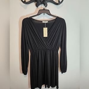 Black Long-Sleeve Dress